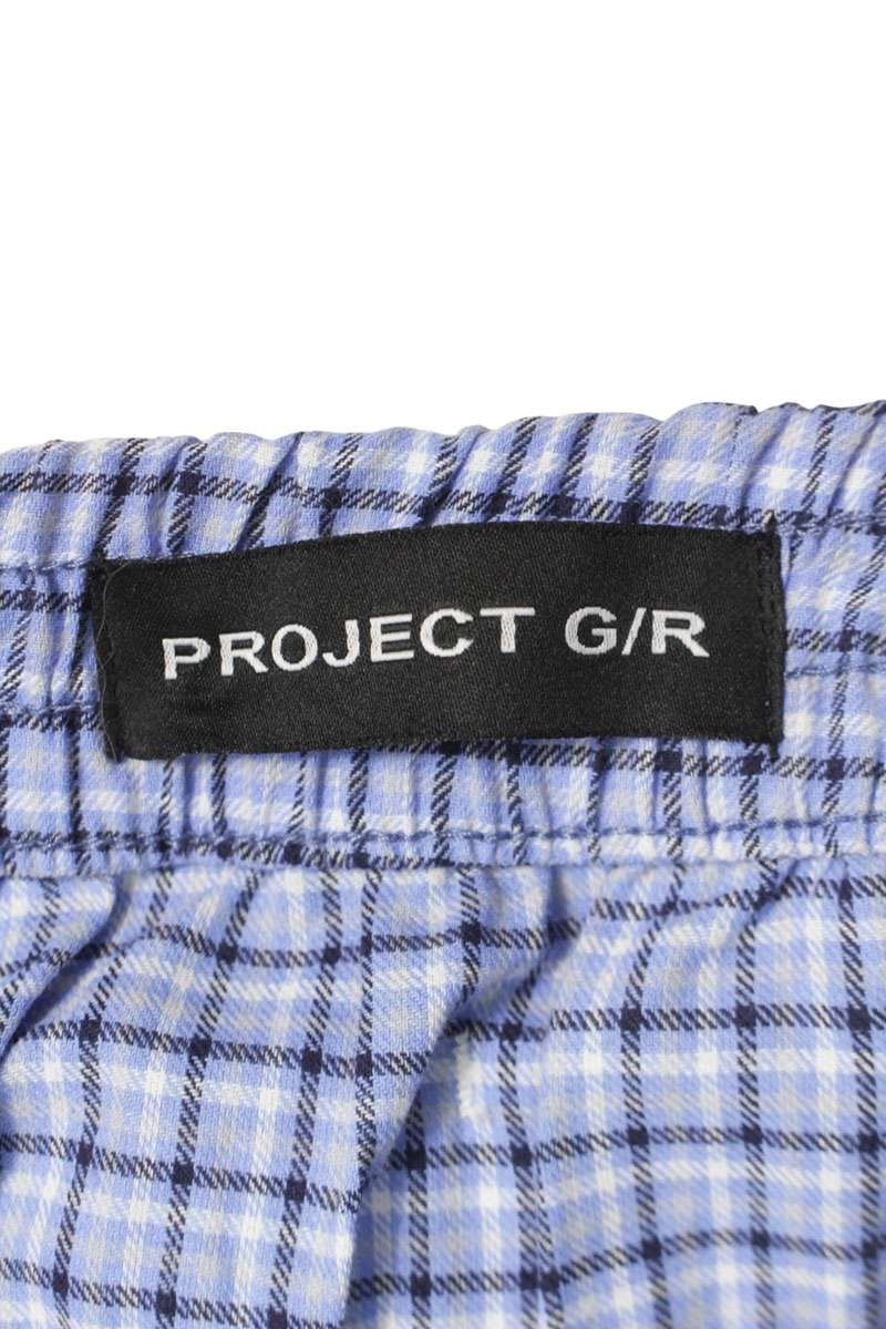 PROJECT G/R LAYERED SWEAT PANTS Gray Size 1
