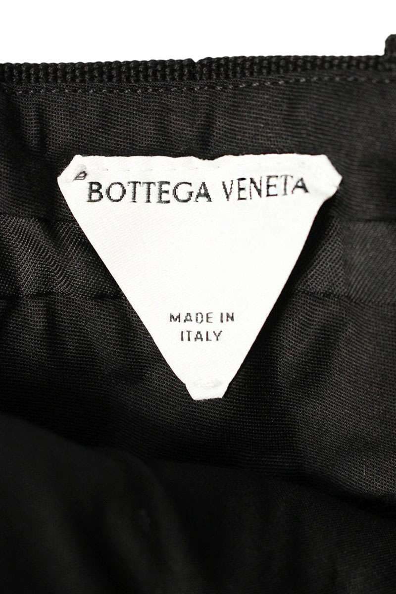 Bottega Veneta Black Cotton Roll-Up Trousers Size 38