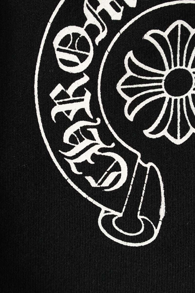 Chrome Hearts Side Logo Print Sweat Pants Black Size 34