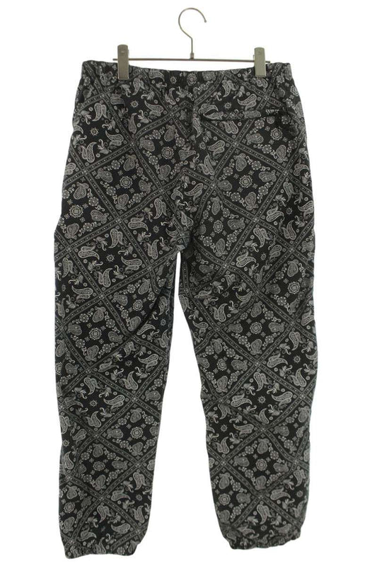 Supreme 18SS Bandana Track Pant Long Pants Black x White Size US 30
