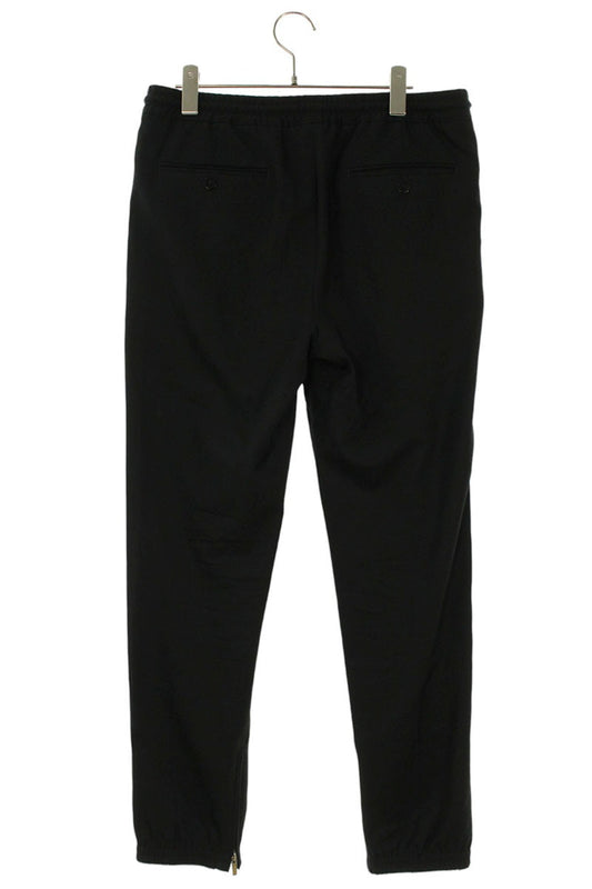 DIOR Rhinestone BEE Patch Wool Joggers Black Size 33