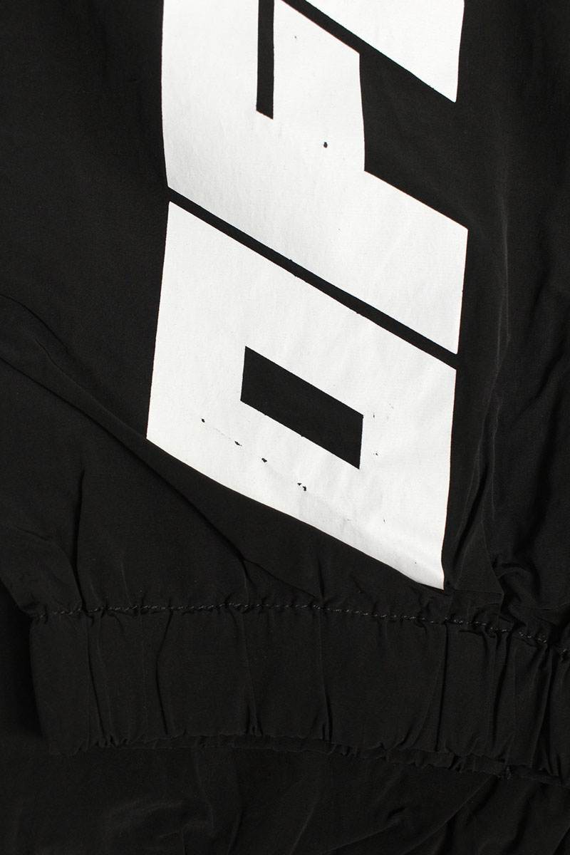 OFF-WHITE Hem Zip Nylon Blend Cargo Pants Black Size 34