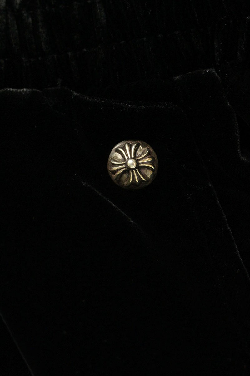 Chrome Hearts VELVET TRACKSUIT PANTS Black Size 32