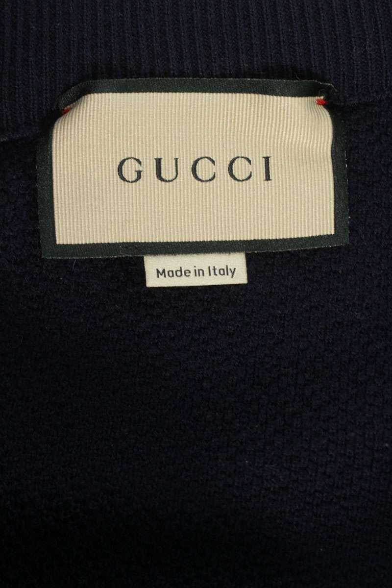 GUCCI Interlocking G Applique Wool Jersey Pants Size 30