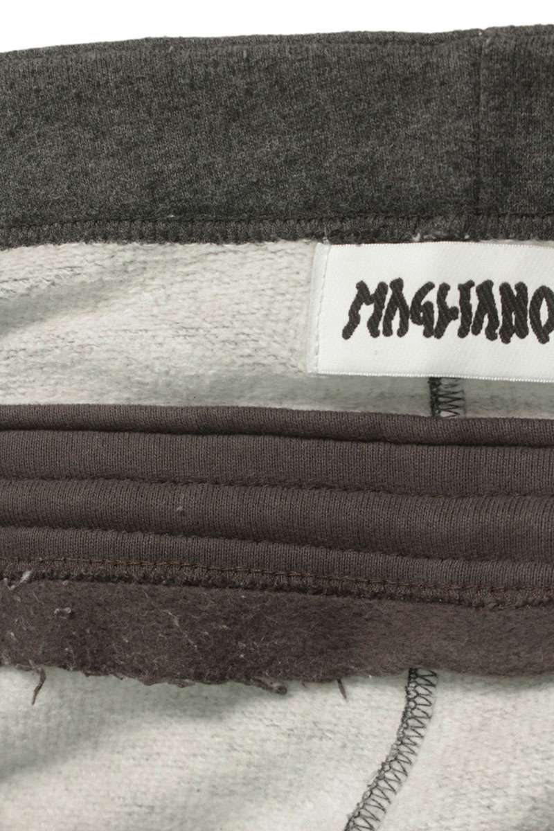 MAGLIANO Cotton Wide Track Sweatpants Gray Size 30