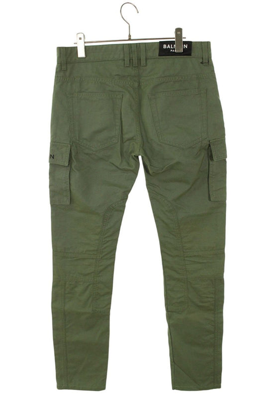 BALMAIN Cotton Cargo Pants Cargo Green Size 30