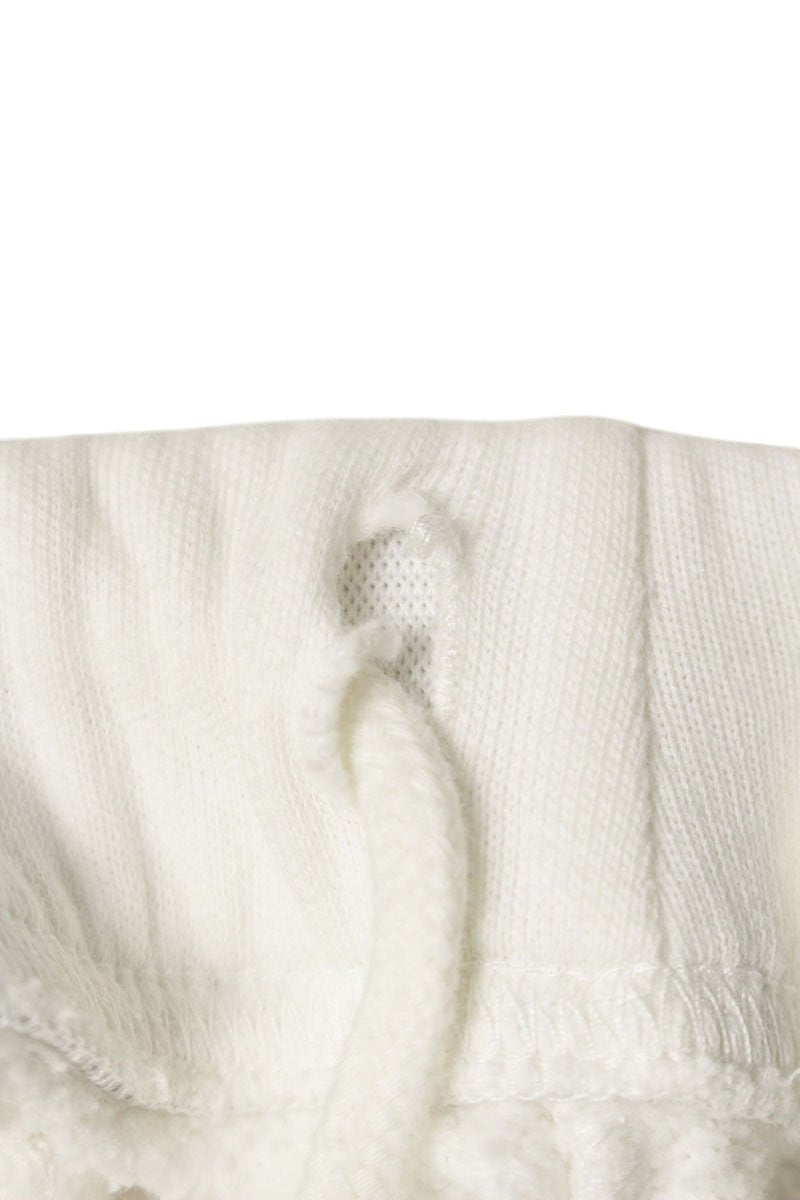 Chrome Hearts Y NOT CH Logo Embroidered Long Pants White x Black Size M