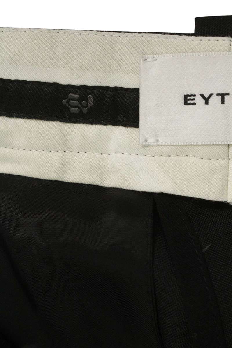 Eytys Trinity Tuxedo Wool Trousers Black Size 33