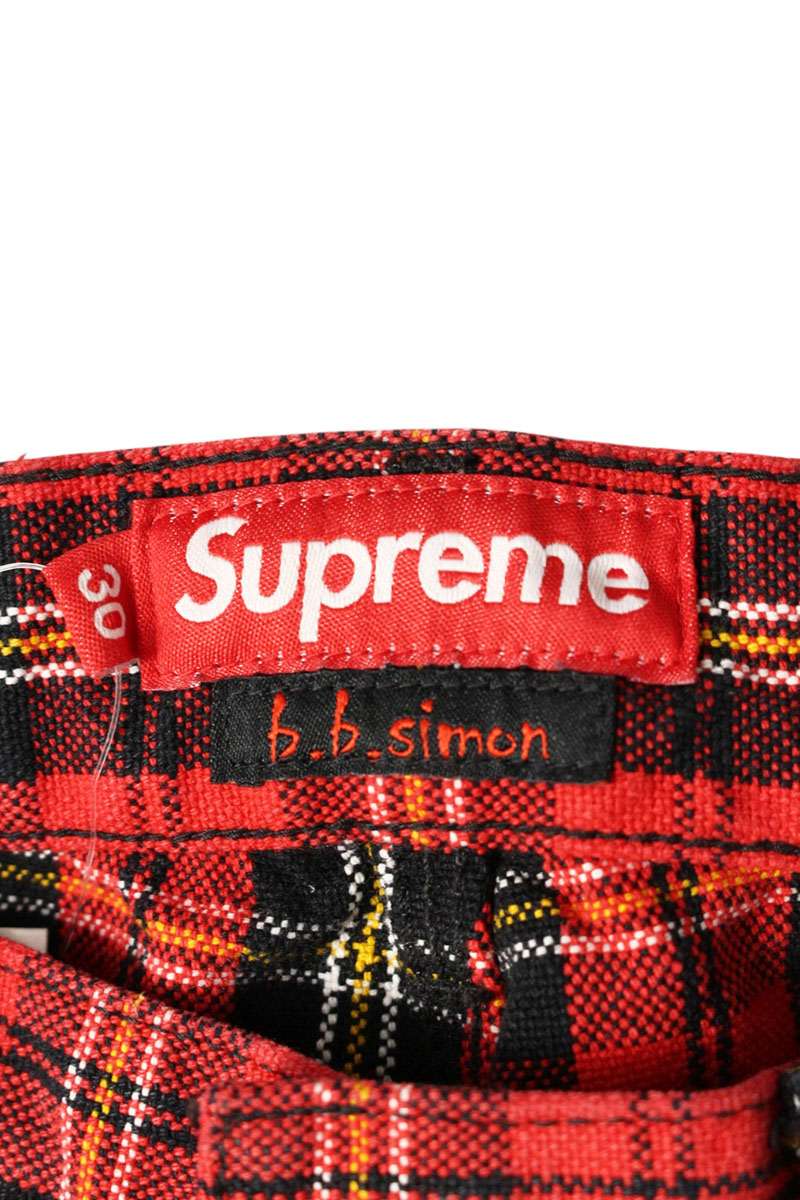 Supreme x B.B. Simon b.b. Simon Quilted Double Knee Painter Pant Red Size 30