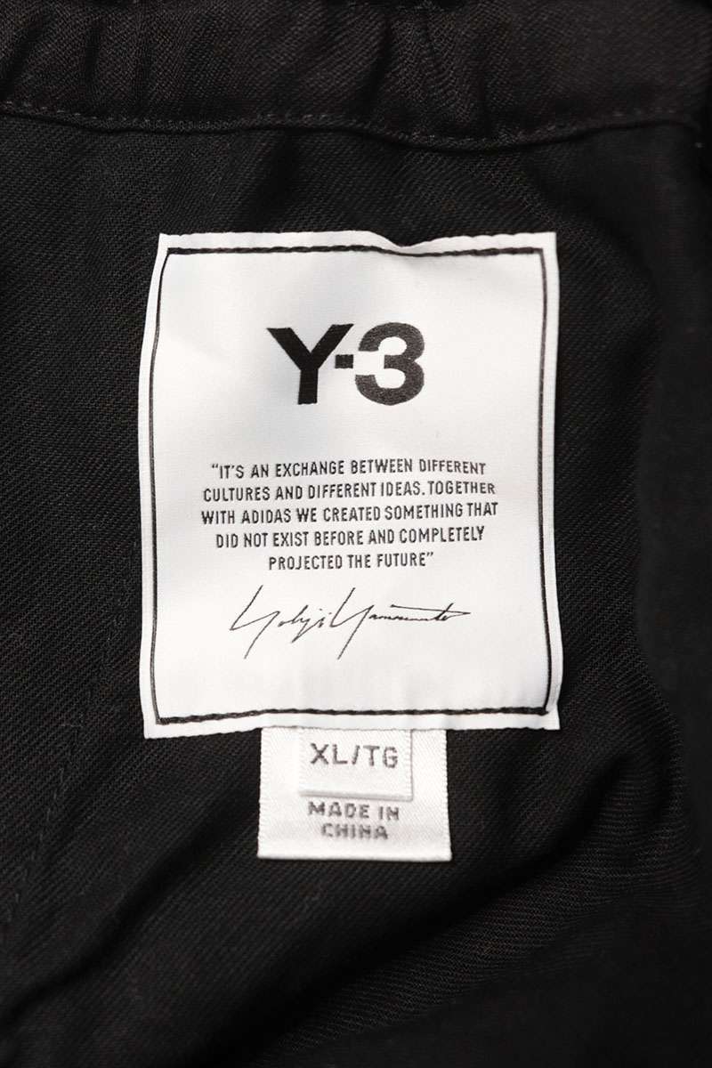 Y-3 Wool Cargo Pants Black Size 36