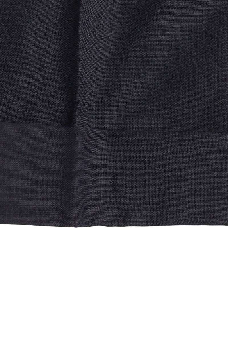 PRADA Logo Tag Mohair Blend Slacks Navy Size 33