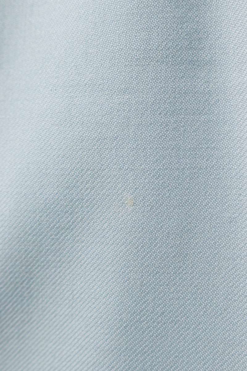 AMI Alexandre Mattiussi Wool Trousers Light Blue Size 34