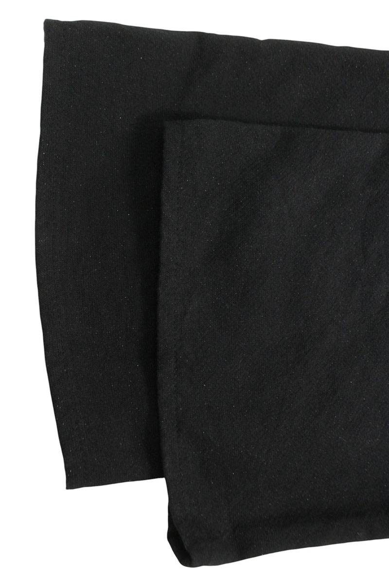 UNUSED Cotton Linen Glitter Wide Leg Pants Black Size 32