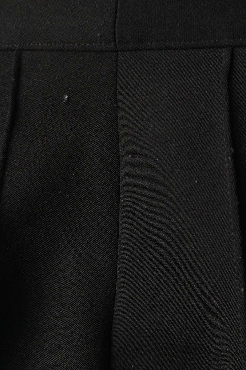 PRADA Technical Gabardine Creased Pants Black Size 33