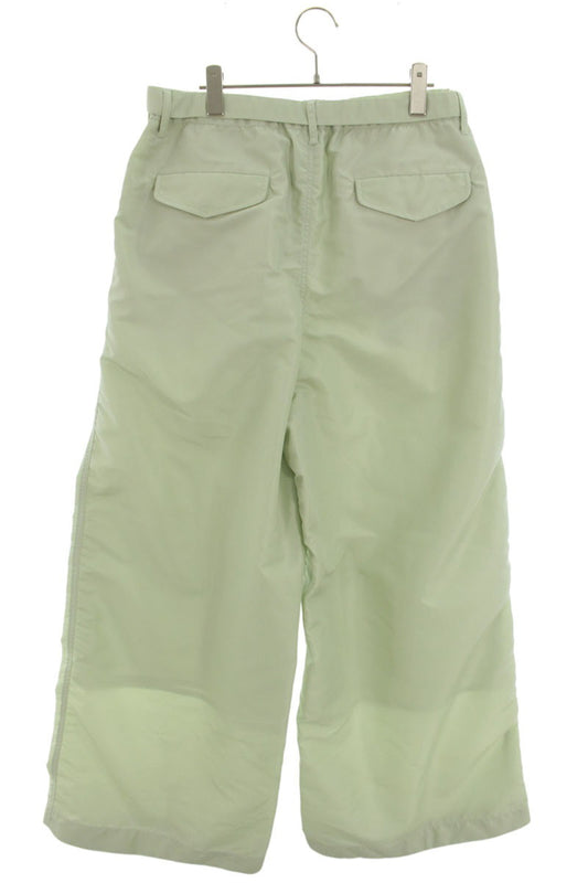 Sacai Belted Nylon Twill Pants Light Green Size 32
