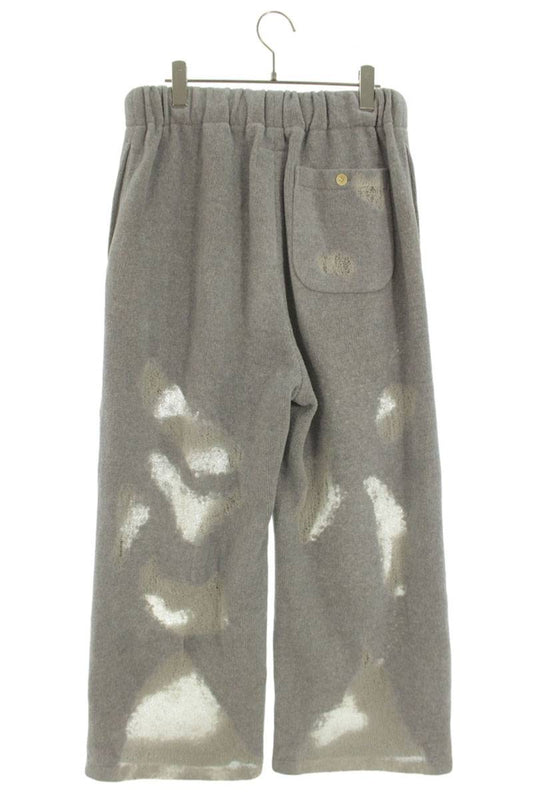 doublet 23SS Gray Ripped Knit Sweatpants Size 30