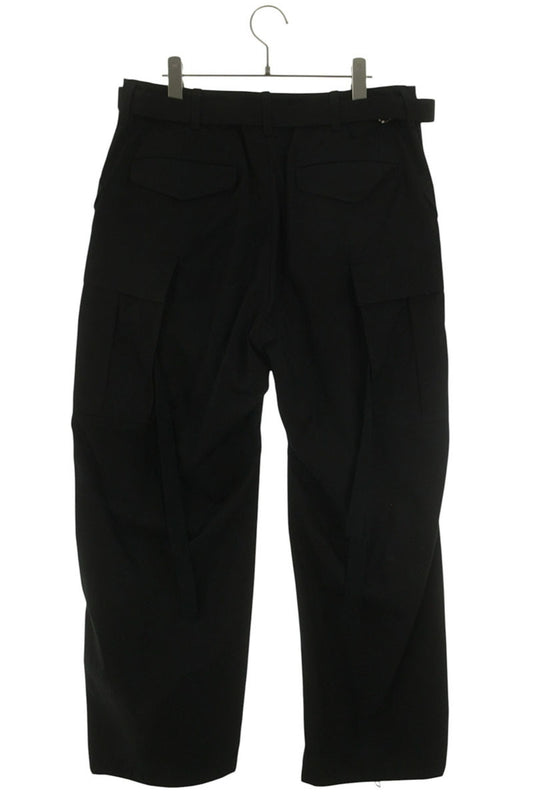 Sacai 26SS SCM-317 Belted Cotton Nylon Oxford Pants Size 32