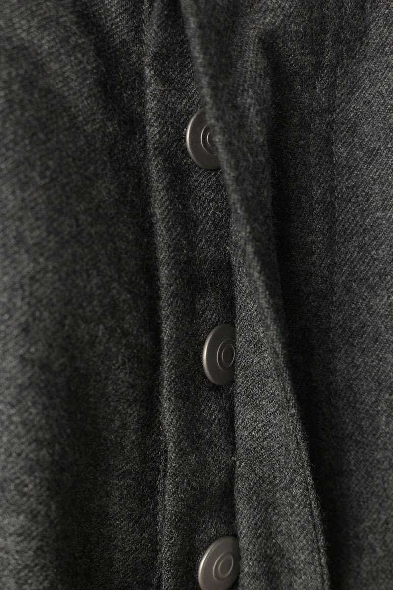 Maison Margiela 20AW Button Fly Wool Pants Gray Size 32