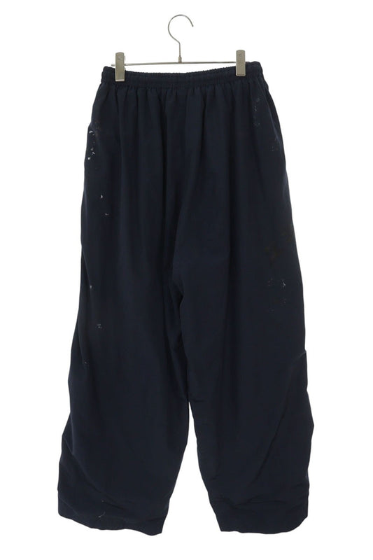 BALENCIAGA Painter Nylon Track Pants Navy Size 28