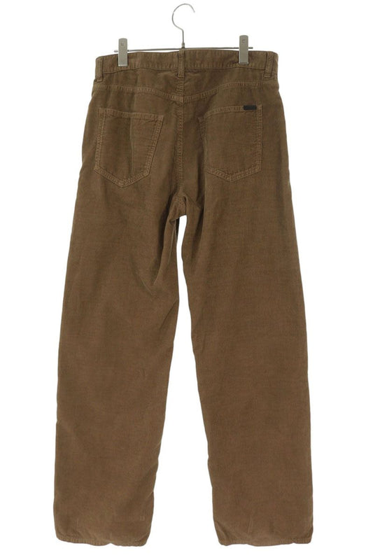 SAINT LAURENT PARIS Corduroy Wide Pants Brown Size 27