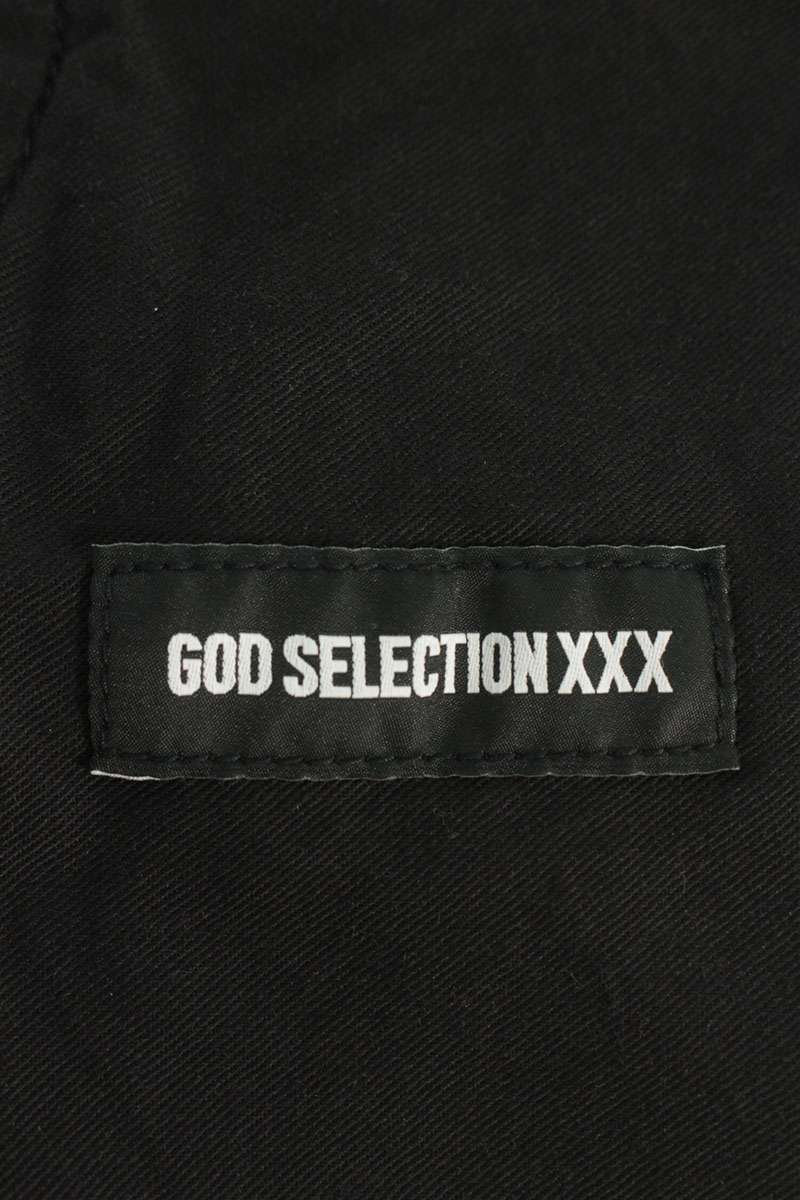 GOD SELECTION XXX Corduroy Easy Pants Black Size 32