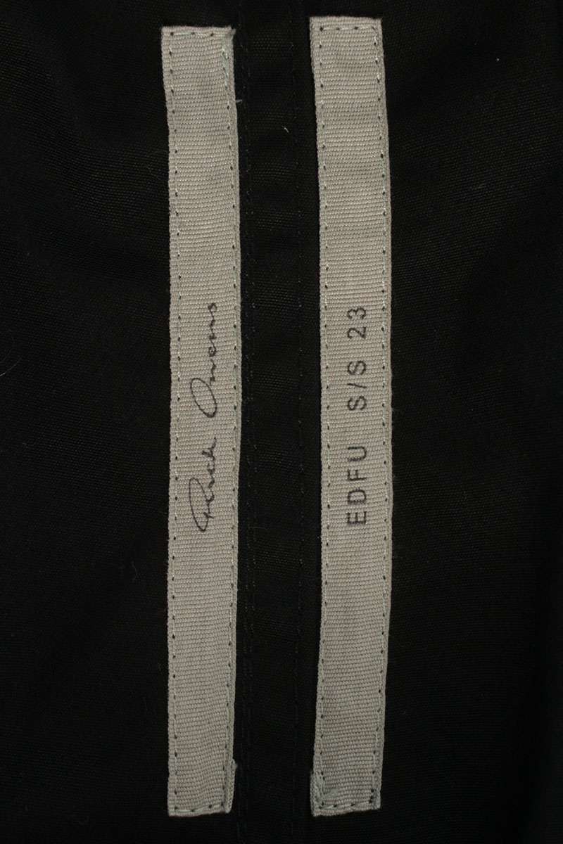 Rick Owens Bauhaus Cargo Long Pants Black Size 36