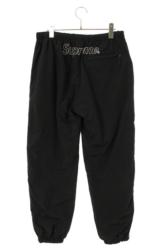 SUPREME 17AW Piping Nylon Track Pant Black Size 30