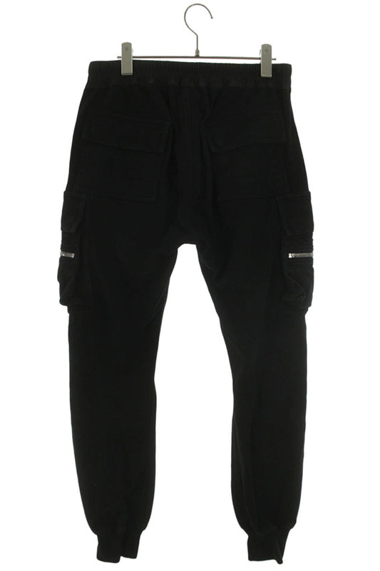 Rick Owens 25SS Mastodon Cargo Jogger Cotton Black Size 36