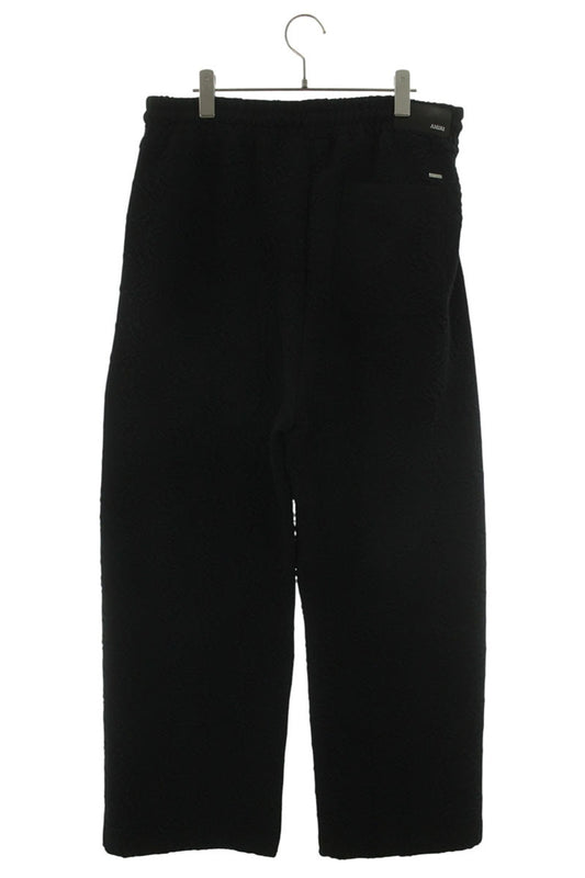 AMIRI All Over Pattern Wide Jacquard Pants Black Size 34