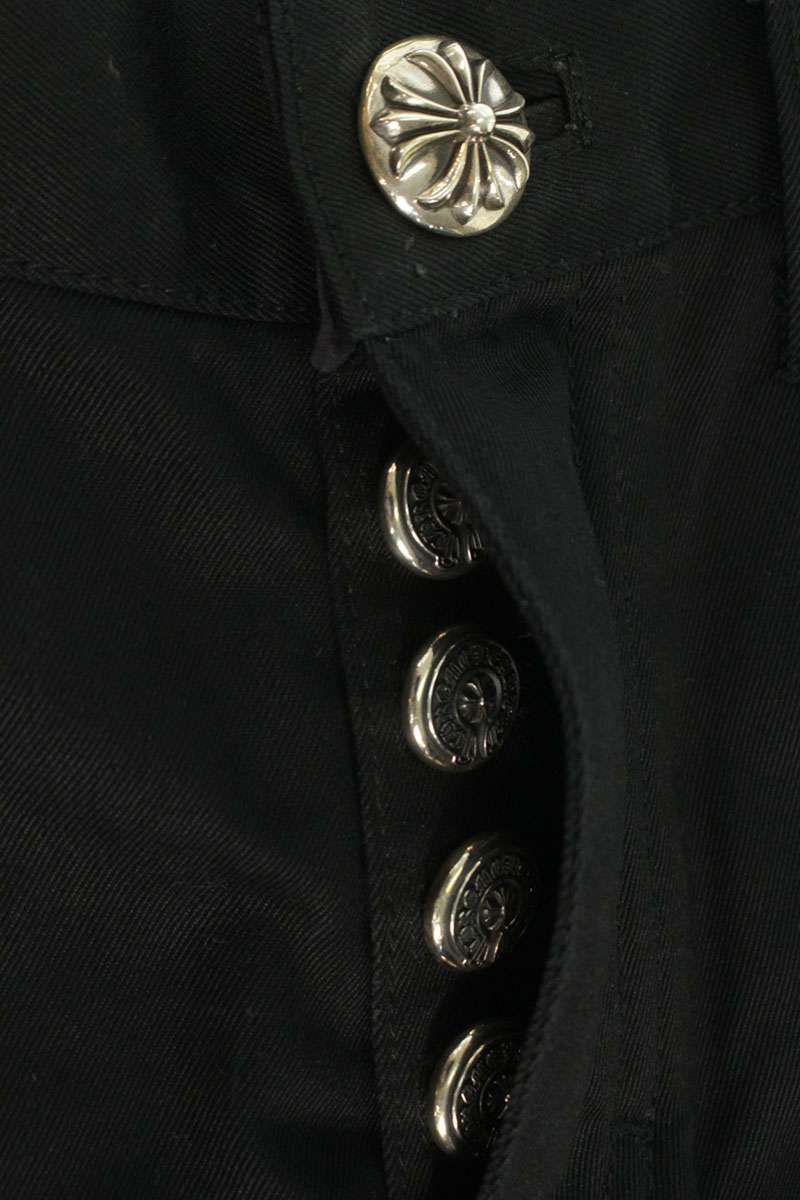 Chrome Hearts CHINOS CEM CRS PTCH Black/Khaki Size 32