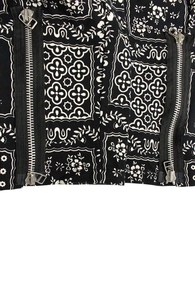 ALWAYS OUT OF STOCK Black Cotton Paisley Pattern Size 34