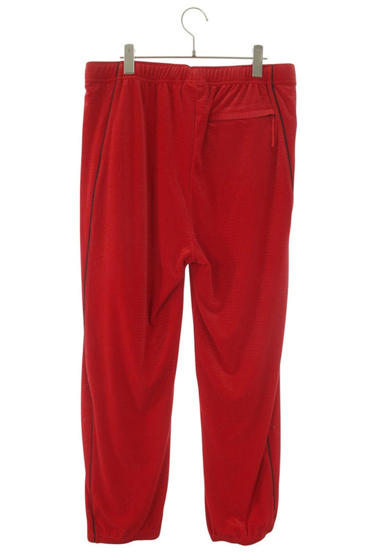 SUPREME 26SS Velour Mesh Track Pant Red Size 32