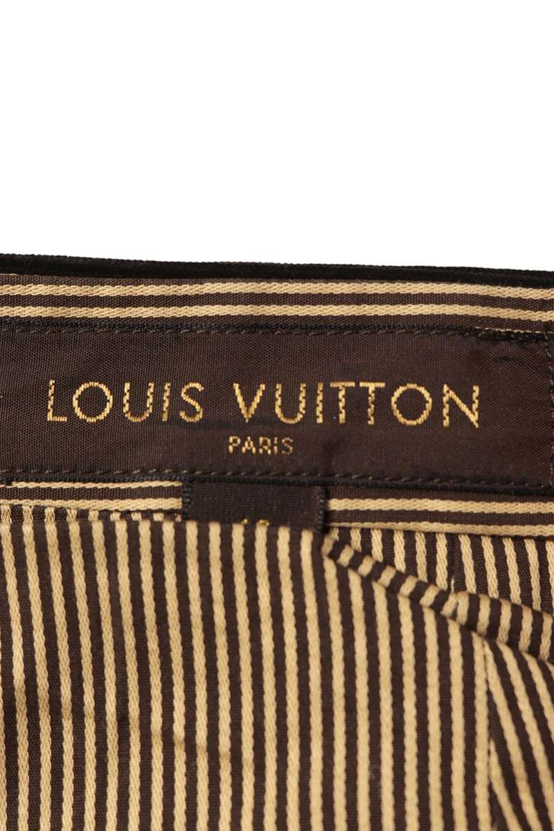 LOUISVUITTON 07AW Corduroy Pants Black Size 46