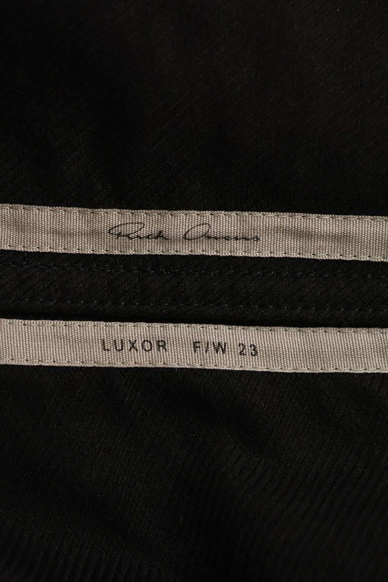 Rick Owens 23AW Corduroy Bela Long Pants Black Size 56