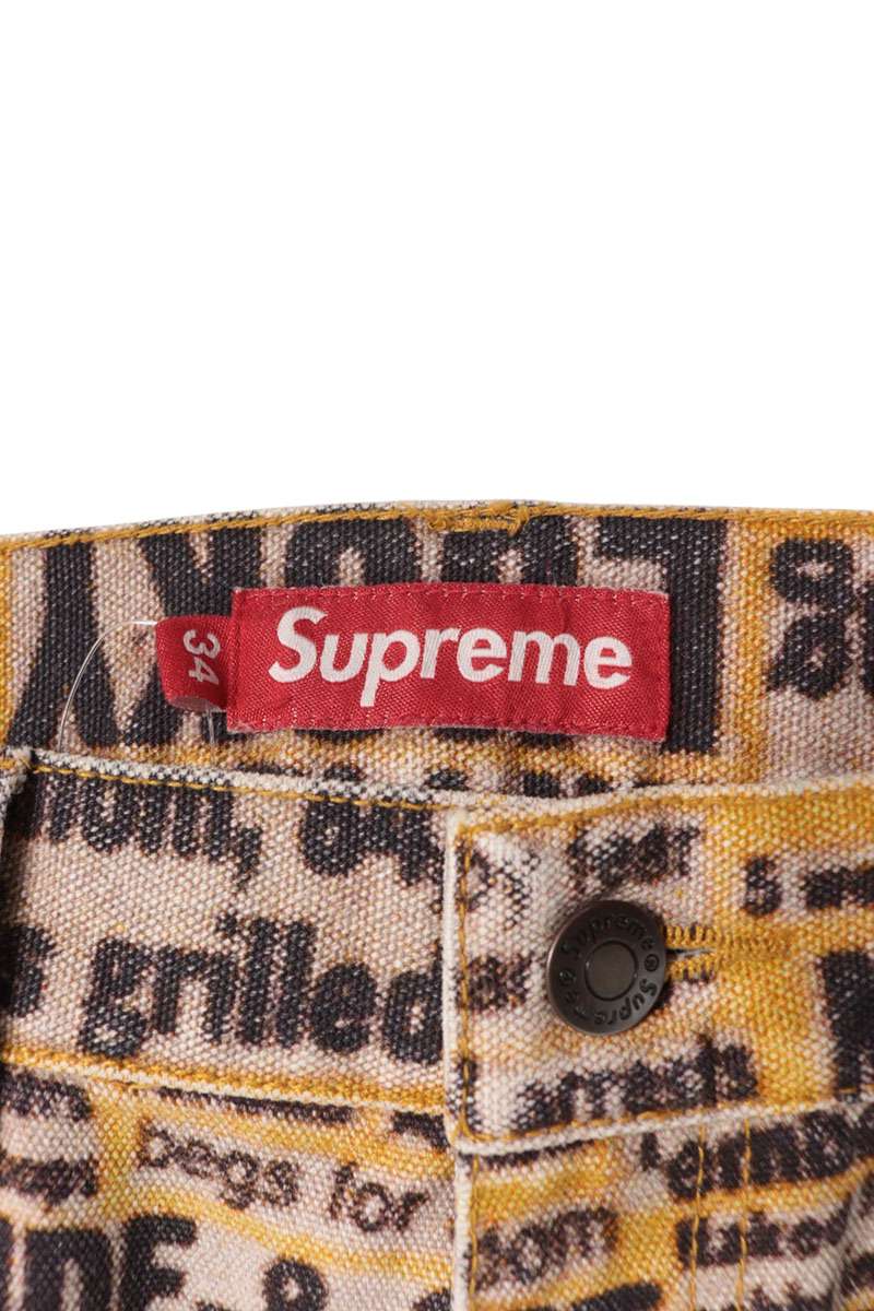 SUPREME 25AW Dash Snow Double Knee Pants Multi Size 34