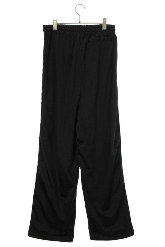 VETEMENTS Logo Print Jersey Pants Black/Blue Size S