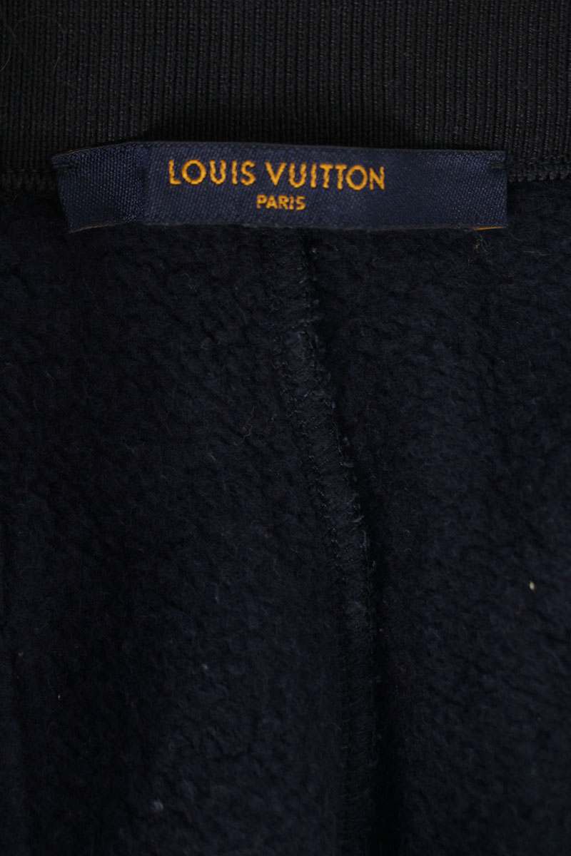 LOUISVUITTON 18AW Sideline Cotton Sweatpants Navy Size M