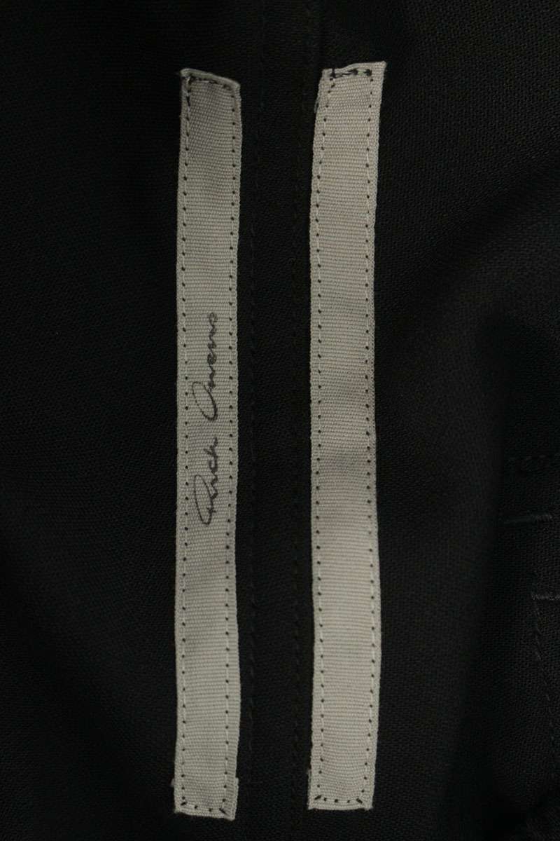 Rick Owens AW26 Black Wool WT Wide Bela Pants Size 46