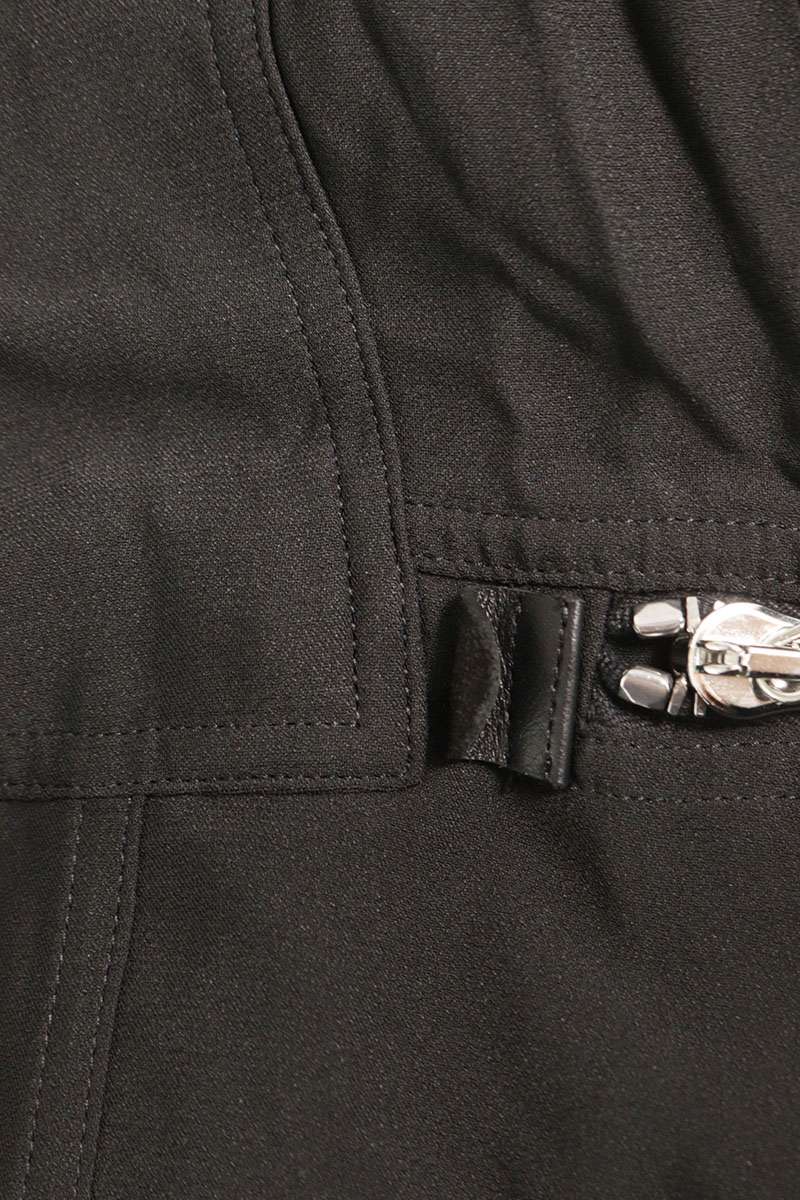 Rick Owens Y Bauhaus Cargo Pants Black Viscose Size 50