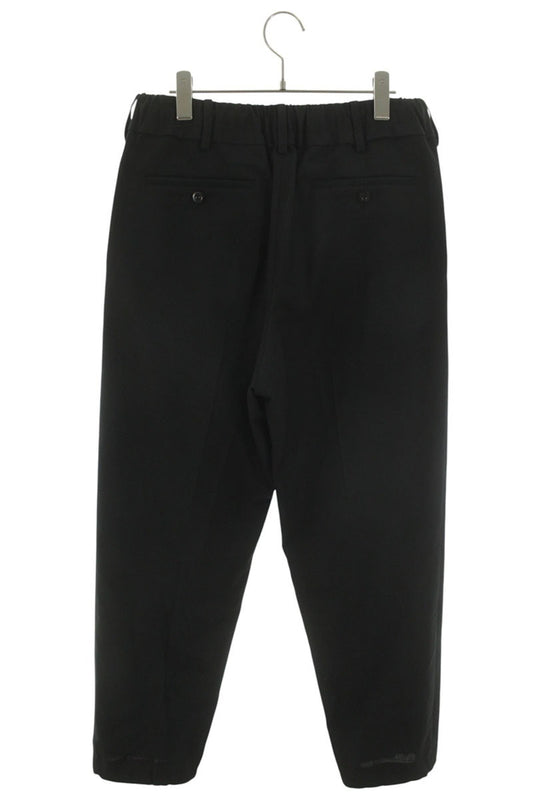 Sacai Poly Wool Drawstring Slacks Black Size 1