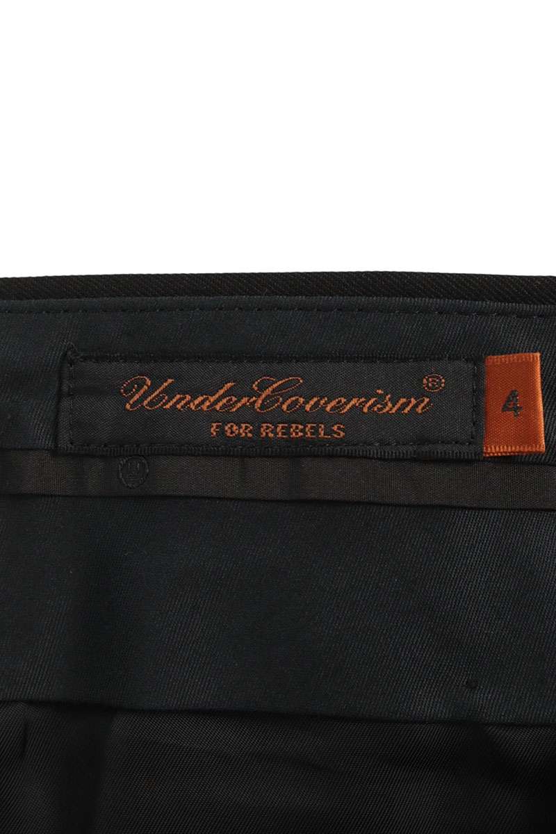 UNDERCOVER 07AW Wool Flare Slacks Black Size 4