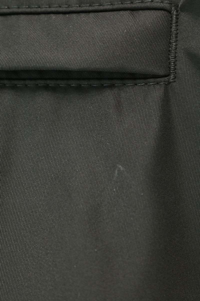 PRADA Logo Plate Nylon Cargo Pants Black Size 32