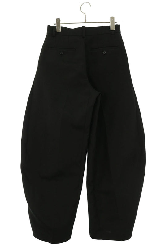 Sacai Double Face Silk Cotton Blend Pants Black Size 1