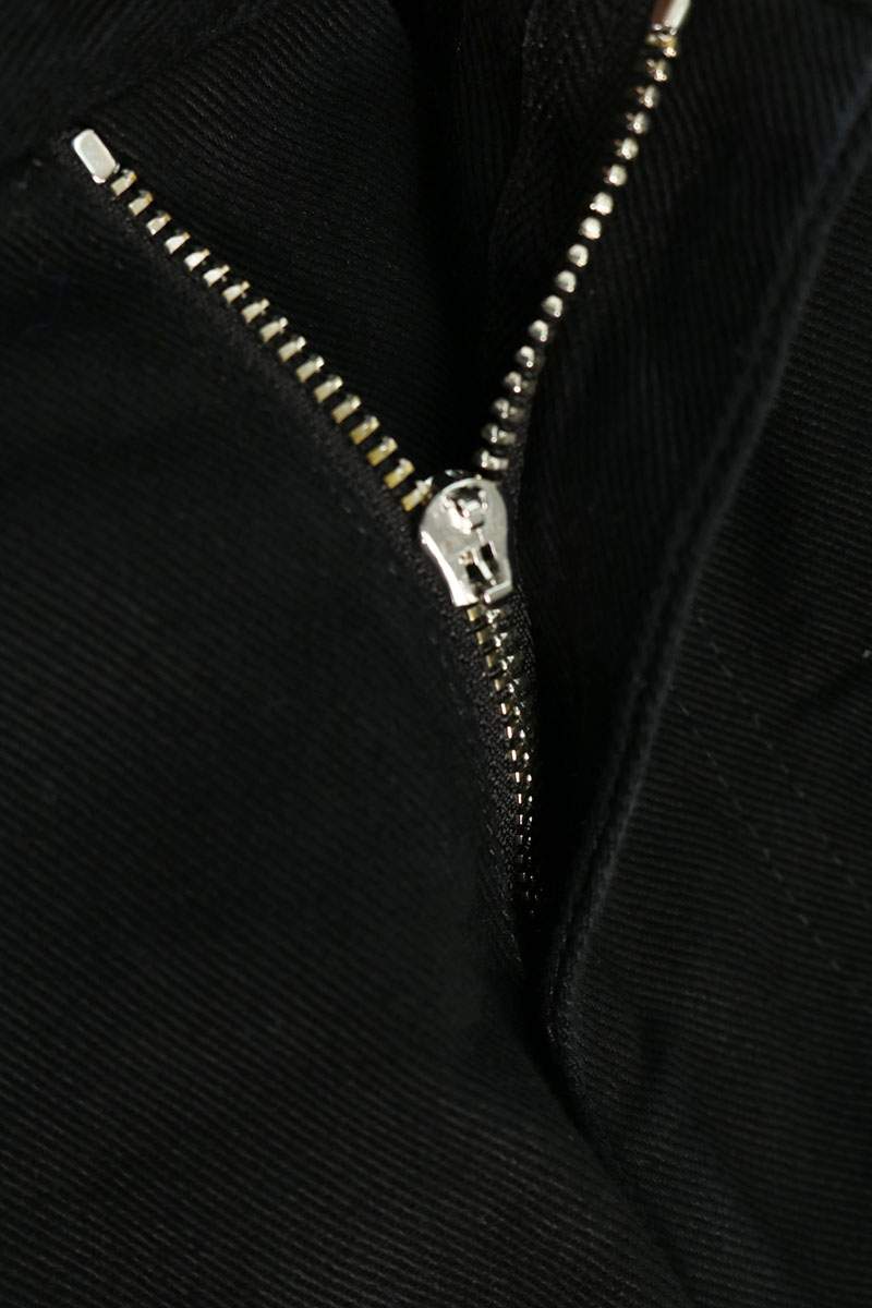 PRADA Triangle Logo Cotton Cargo Pants Black Size 34