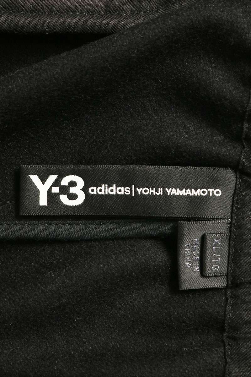 Y-3 Wool Easy Pants Black Size XL