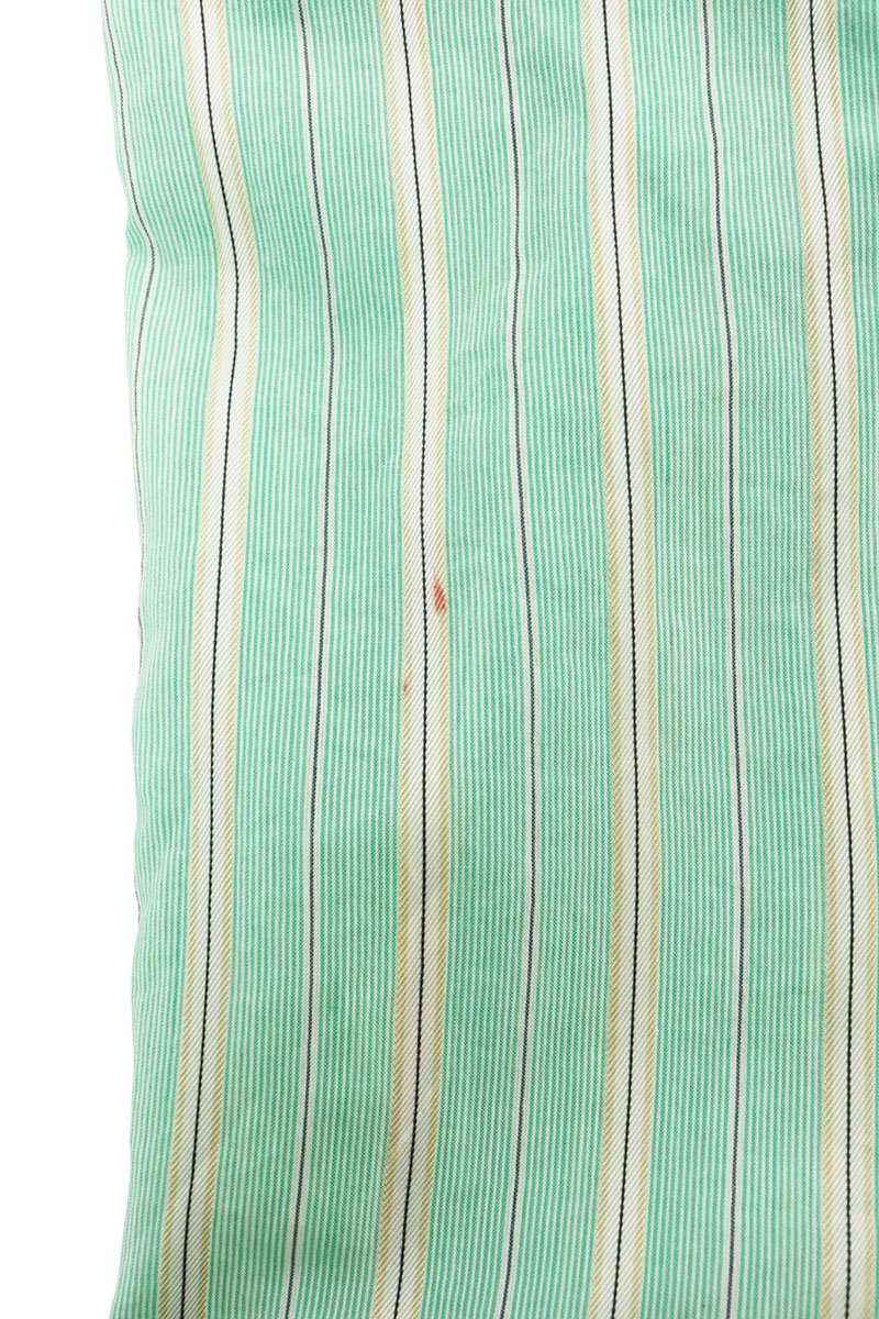 BALENCIAGA Striped Pajama Pants Green/White Size XXS