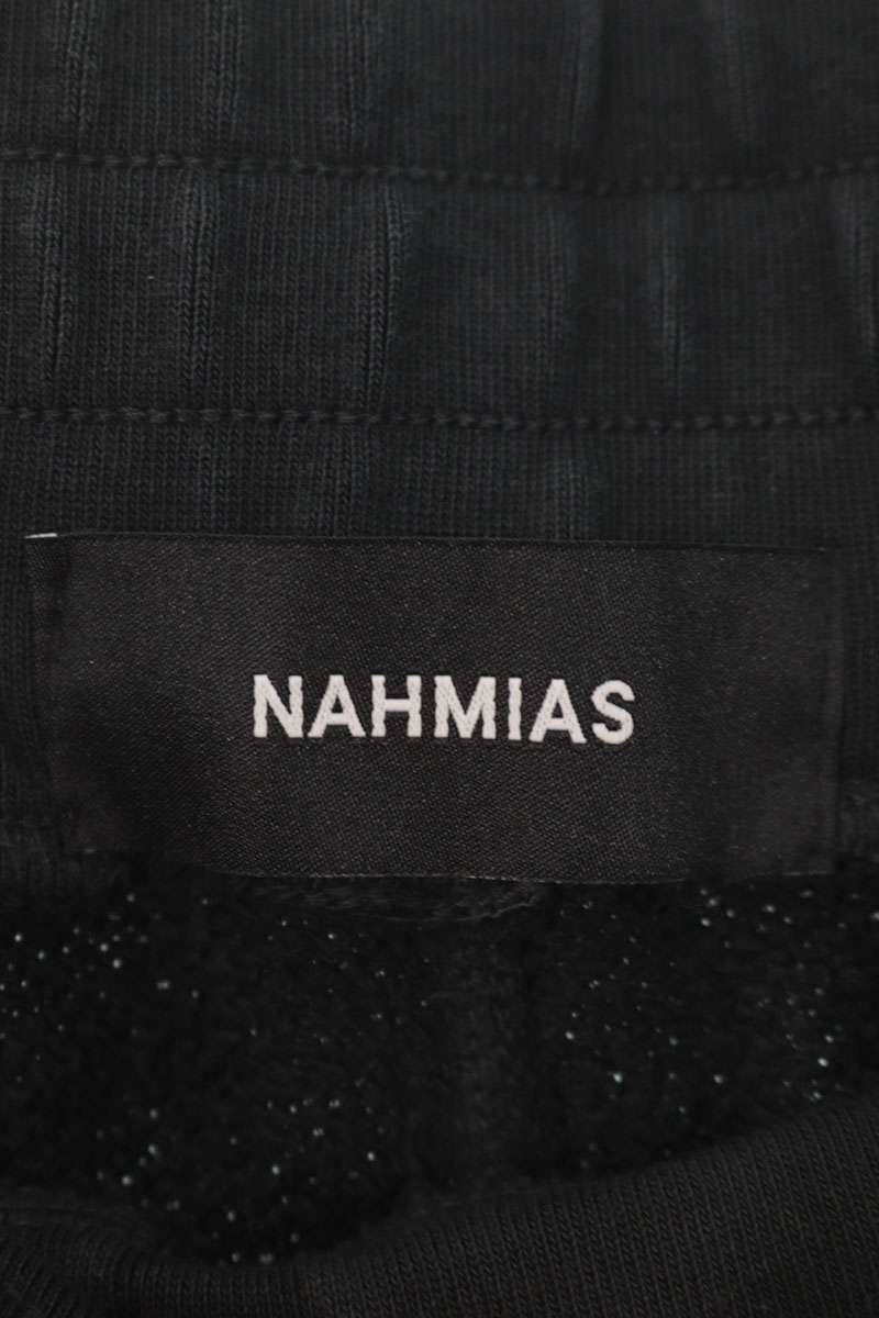 NAHMIAS Vintage Distressed Cotton Sweatpants Black Size M