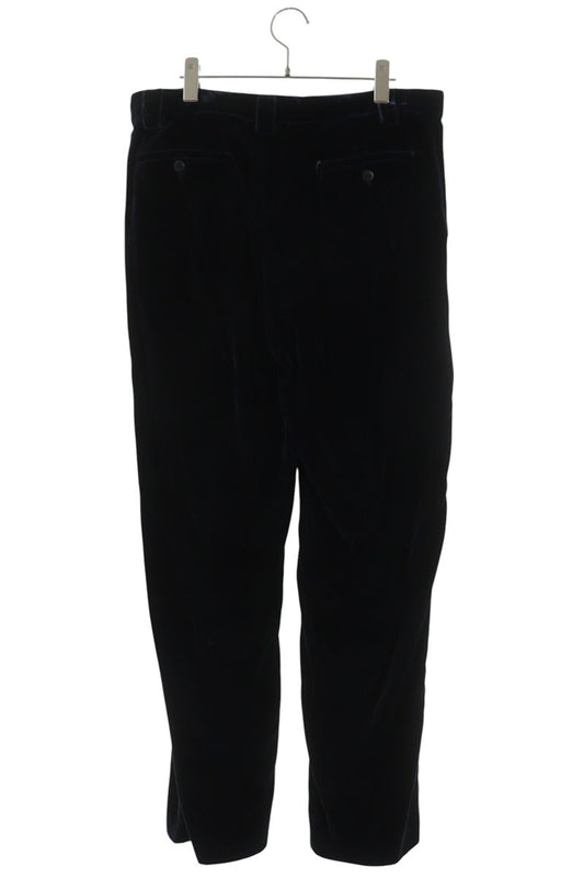 EMPORIO ARMANI Velour Pants Navy Size 50