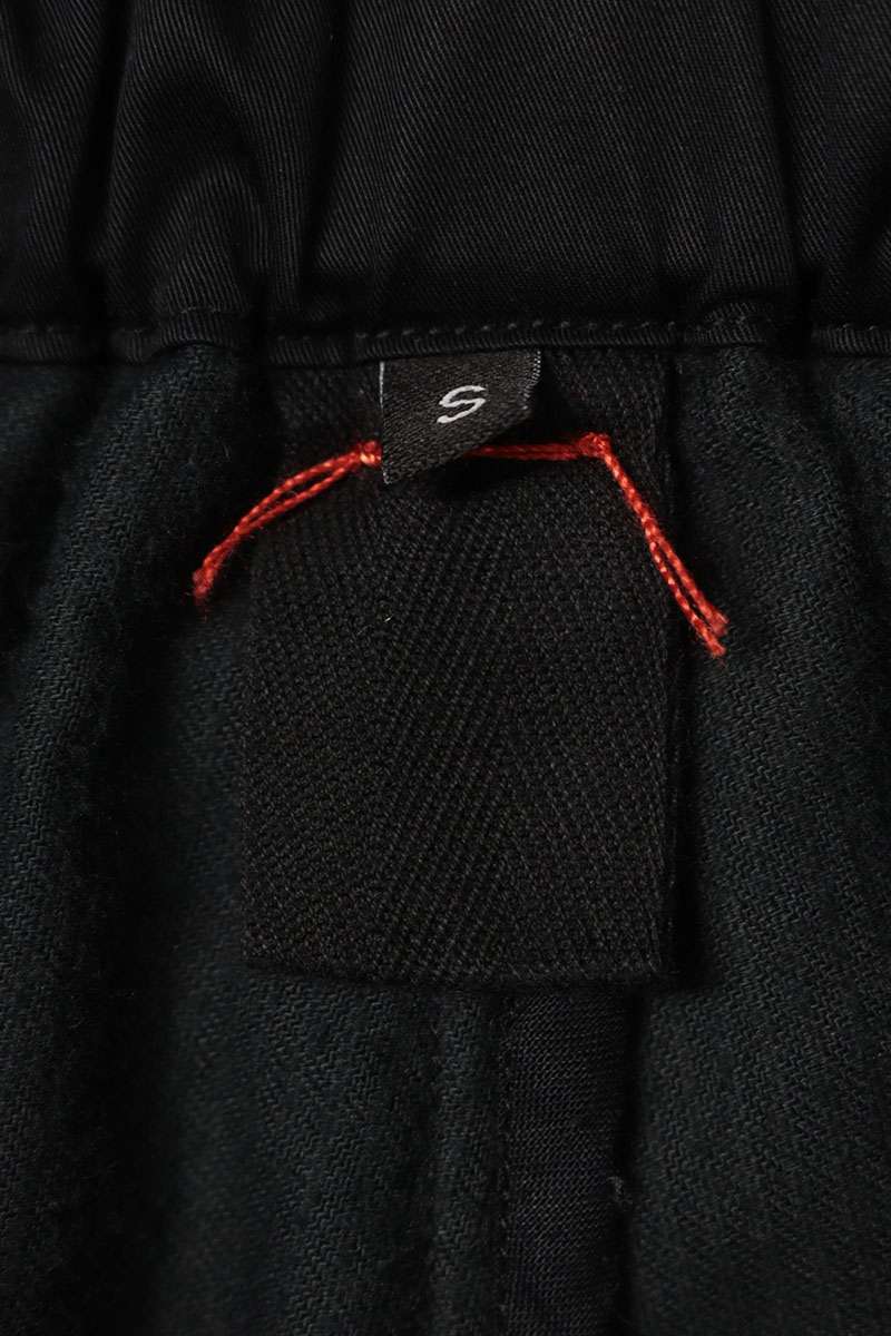 CASEY CASEY Drawstring Corduroy Tapered Pants Black Size S