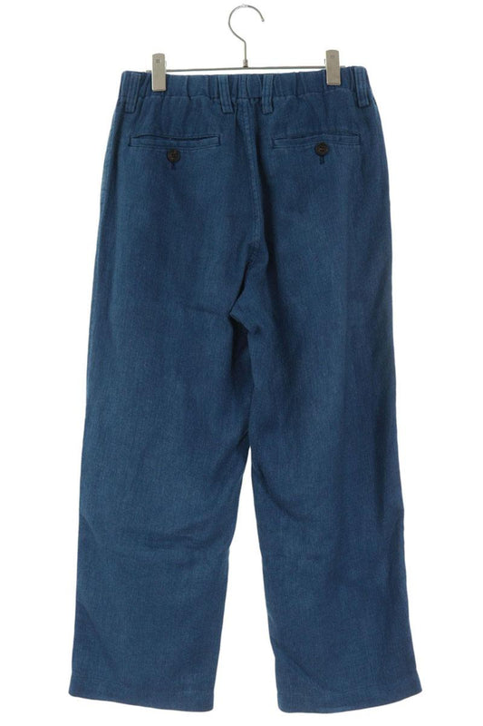 ISSEY MIYAKE Linen Cotton Blend Easy Pants Blue Size 1